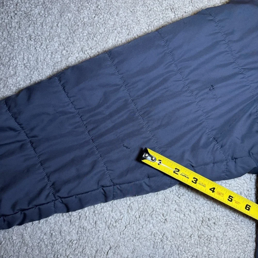 L.L Bean Men's Mountain Classic Puffer 1/4 Zip Pullover Jacket Navy XXL Outdoors - Picture 5 of 12